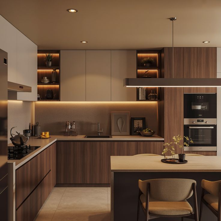 Modern Modular Kitchen Design _ Alankaar Interiors